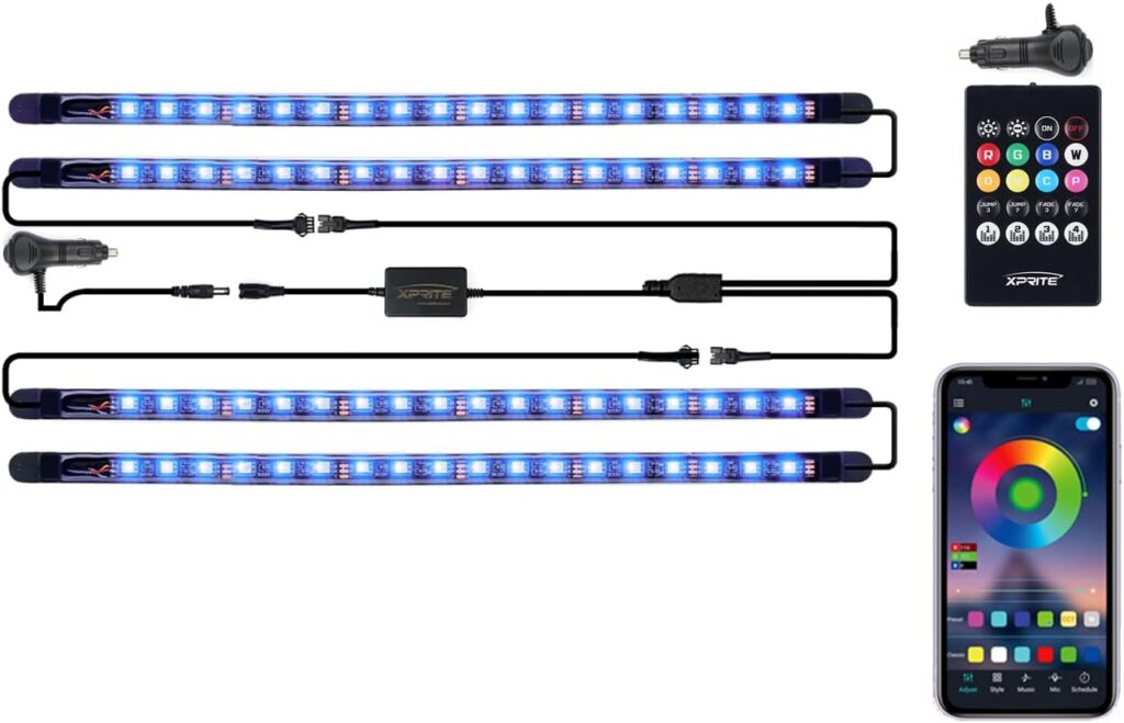 Xprite RGB LED Car Interior